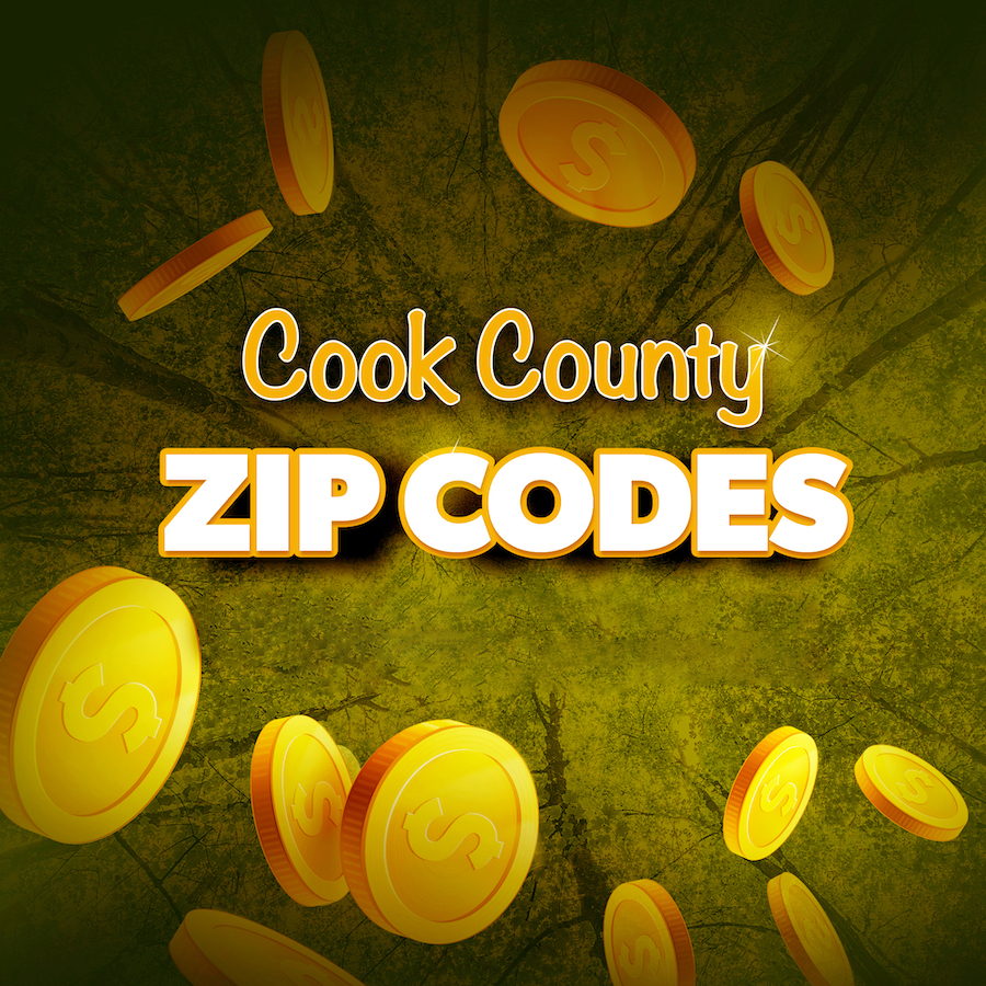 COOK COUNTY ZIP CODES FREE PLAY DRAWS