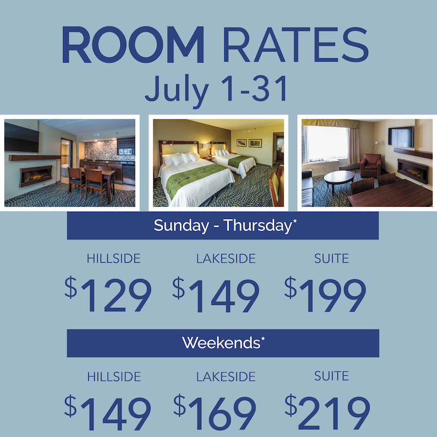 Special Hotel Room Rates July