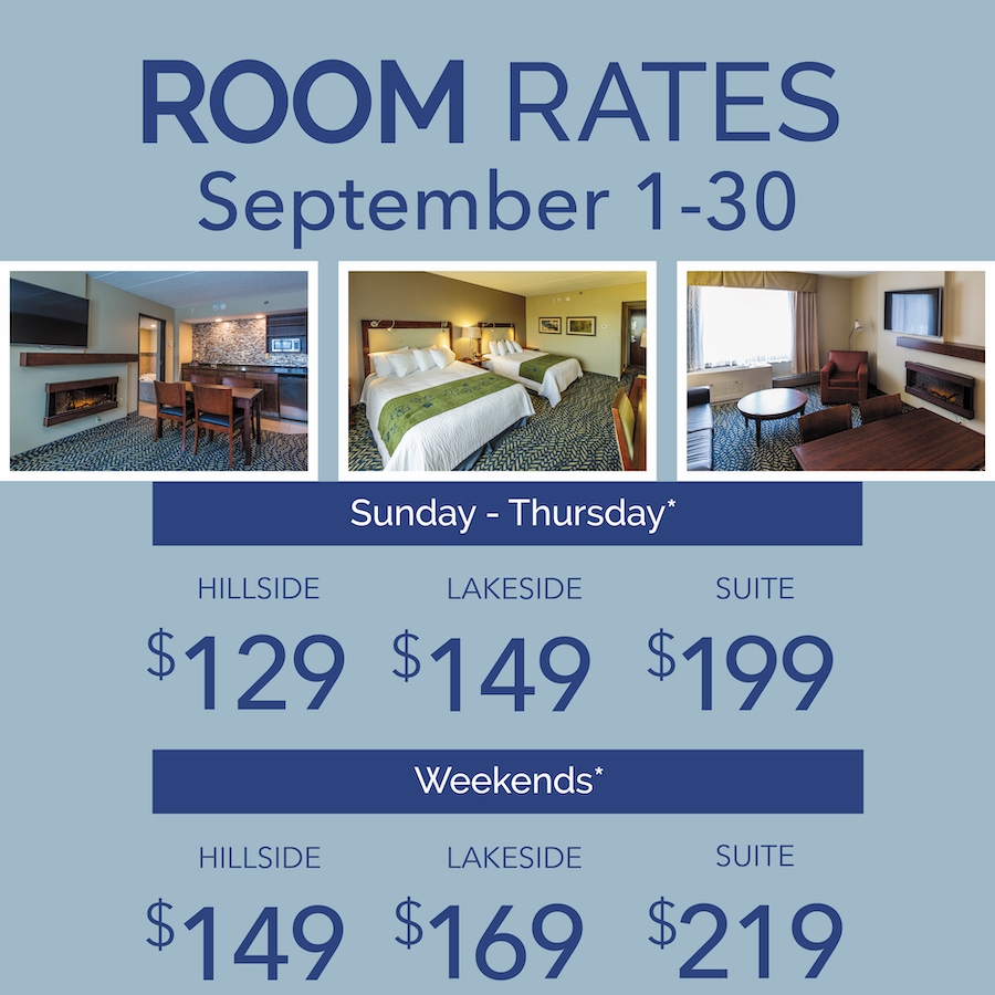 Special Hotel Room Rates September