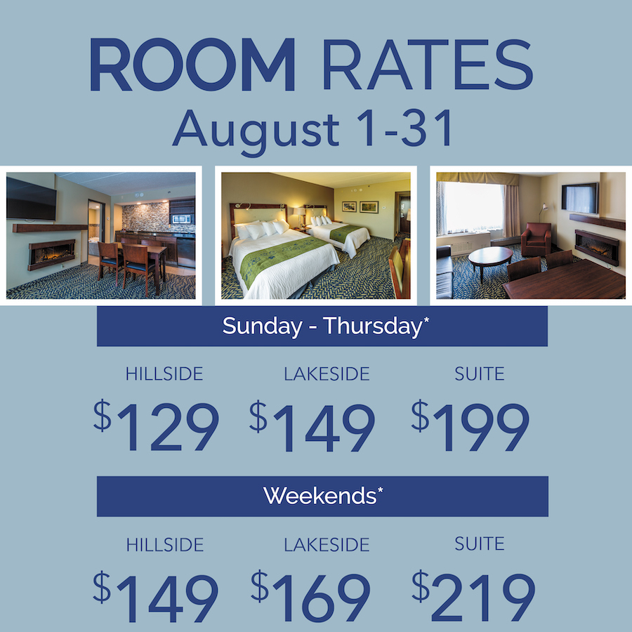 Special Room Rates August